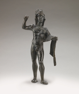 Statue d'Héraclès / Herclè, léontè nouée sur le torse